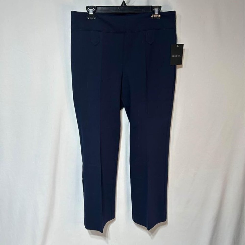 Woman’s tummy control dress pants. New with tags. Navy blue. Size 14p.